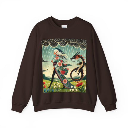 The Dragon Fairy’s Stride Heavy Blend™ Crewneck Sweatshirt