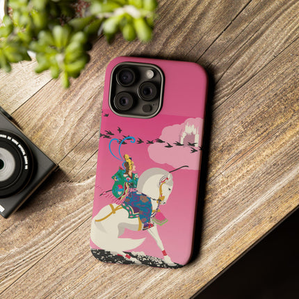Samurai Princess on the White Steed Phone Case – Epic Grace & Mythic Power