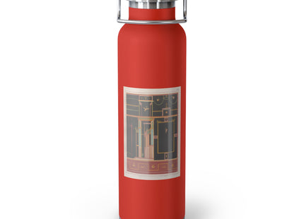 Pompeii Walls Pl.04 by Victor Steeger Copper Vacuum Insulated Bottle, 22oz