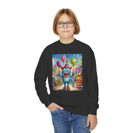 Monster Parade Madness Youth Crewneck Sweatshirt