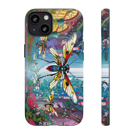 Neon Swarm Phone Cases