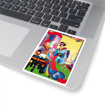 A Timeless Journey by Umberto Brunelleschi Kiss-Cut Stickers (4 Sizes)