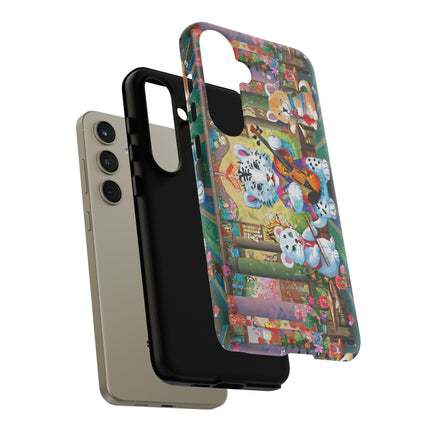 Melodies of the Snow Lion Cub Phone Cases
