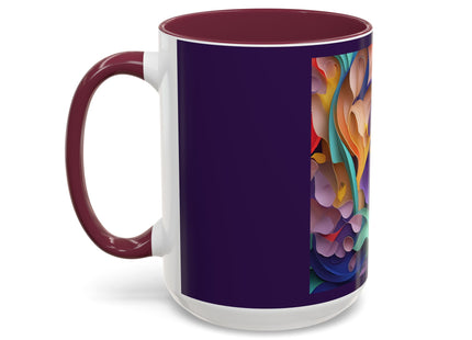The Elegant Iris Flower Colorful Mugs (11oz, 15oz)