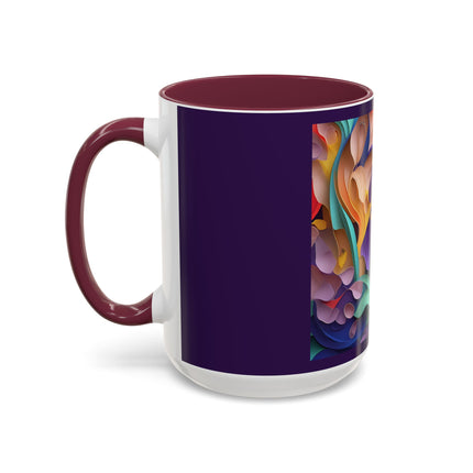 The Elegant Iris Flower Colorful Mugs (11oz, 15oz)