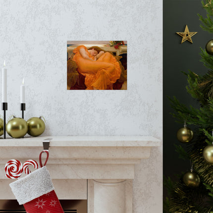 Flaming June by Frederic Leighton Matte Horizontal Posters