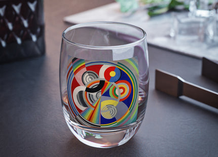 Rythme No. 1 by Robert Delaunay Whiskey Glass
