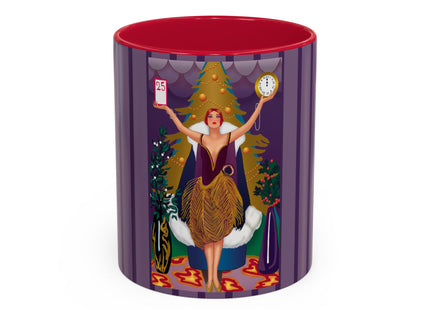 Countdown to Christmas Elegance Colorful Mugs (11oz, 15oz)