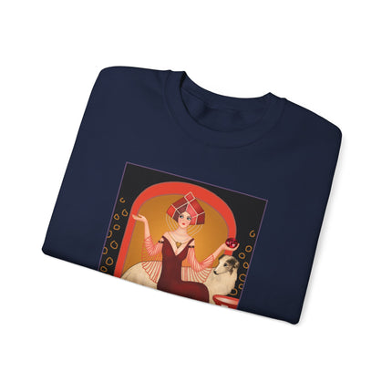 January & Garnet (from the Gem Series) by Sofia Chiostri Heavy Blend™ Crewneck Sweatshirt