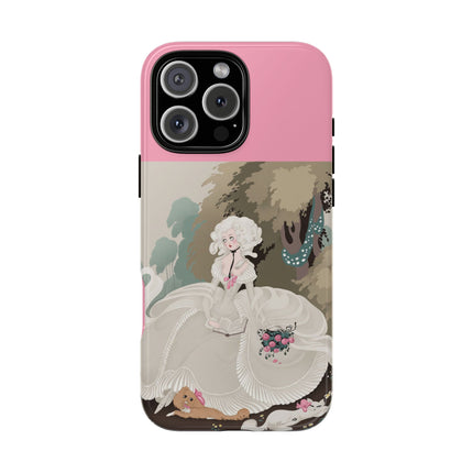 Rococo Garden Reader Phone Case – Whimsical Elegance & Timeless Charm