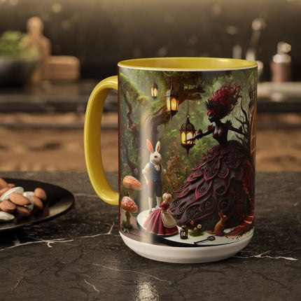 Malice in Wonderland – Gothic Halloween Colorful Mugs (11oz, 15oz)