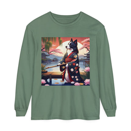 Border Collie Warrior Long Sleeve T-Shirt