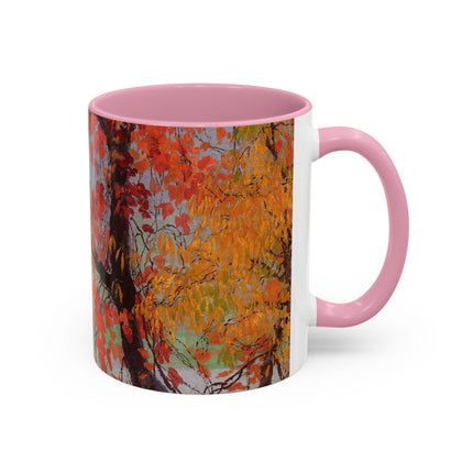 Autumn leaves by Edward Okuń Colorful Mugs (11oz, 15oz)