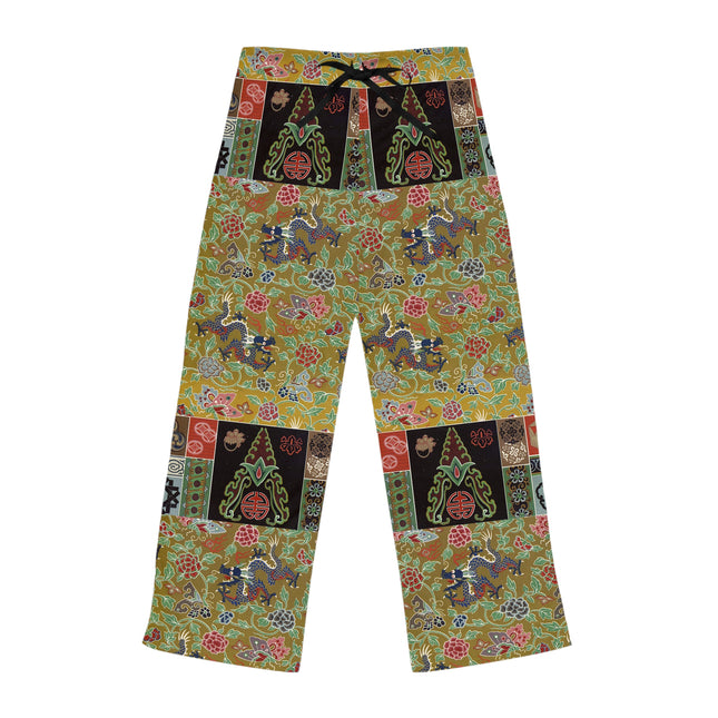Chinois et Japonais 2 by Auguste Racinet Women's Pajama Pants (AOP)