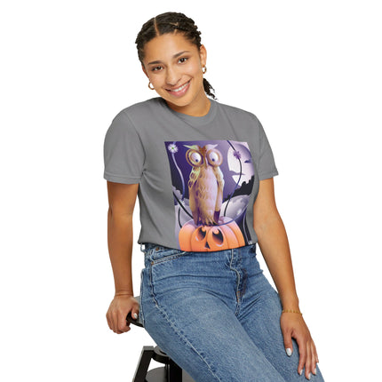 The Startled Pumpkin Unisex Garment-Dyed T-shirt