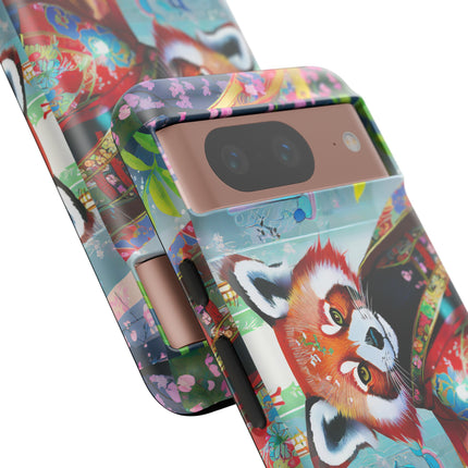 Cybernetic Red Panda Phone Cases