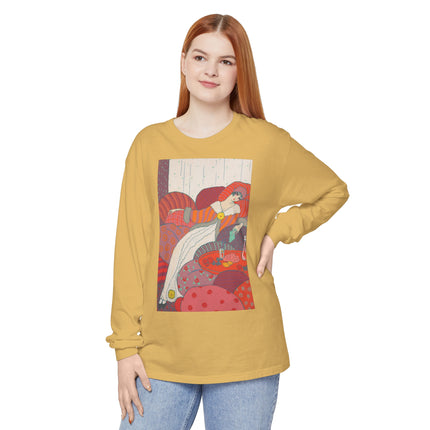 Les Coussins by Georges Lepape Garment-dyed Long Sleeve T-Shirt