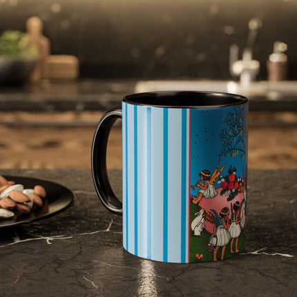 Enchanted Easter Gathering Colorful Mugs (11oz, 15oz)