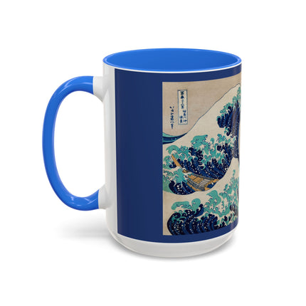 The Great Wave off Kanagawa by Katsushika Hokusai Colorful Mugs (11oz, 15oz)