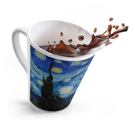 The Starry Night by Vincent Van Gogh Latte Mug