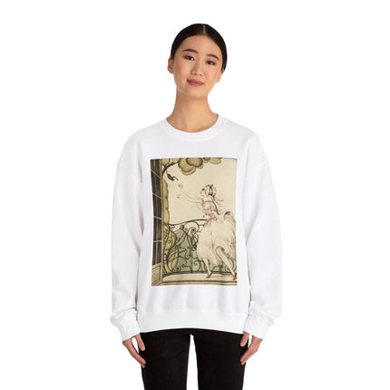 Sur talons rouges (On Red Heels) pl 02 by Gerda Wegener Heavy Blend™ Crewneck Sweatshirt
