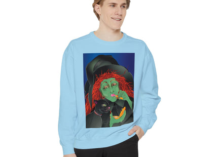 Mirror, Mirror A Witch's Touch Unisex Garment-Dyed Sweatshirt