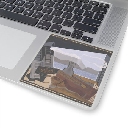 Open Window by Juan Gris Kiss-Cut Stickers (4 Sizes)