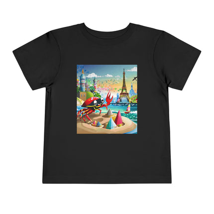Crab Architect Toddler Short Sleeve Tee