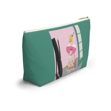 The Yellow Hat Cosmetic Bag – Whimsical 1920s Vogue Elegance