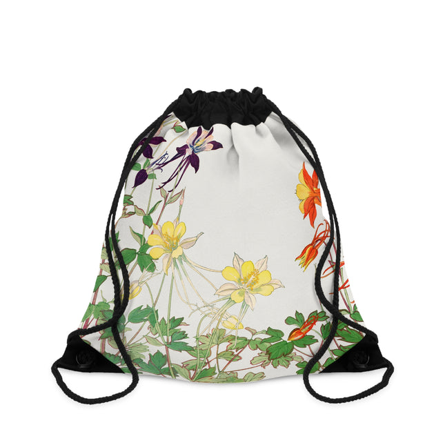 Aquilegia by Tanigami Kônan Drawstring Bag