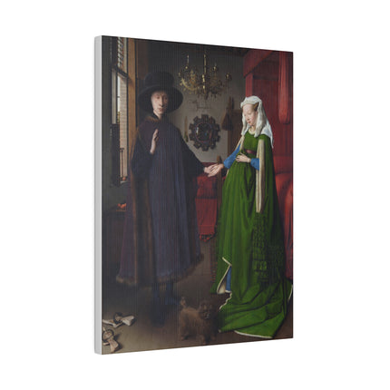 Arnolfini Portrait by Jan Van Eyck Matte Canvas, Stretched, 0.75"