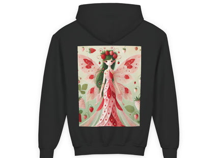 Strawberry Fairy Delight Youth Heavy Blend Hooded Sweatshirt