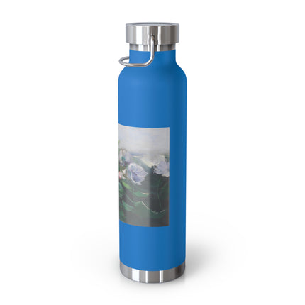 Water Lilies by Karl Hagemeister Copper Vacuum Insulated Bottle, 22oz