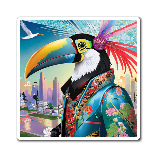 Cyber Toucan Chic Magnet (3 Sizes)