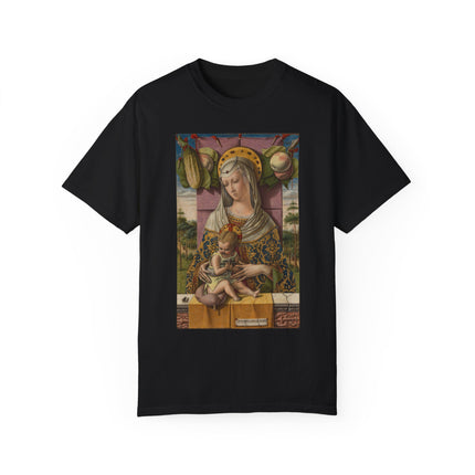 Madonna and Child by Carlo Crivelli Unisex Garment-Dyed T-shirt
