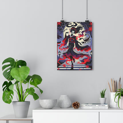 Halloween Sorceress Giclée Art Print