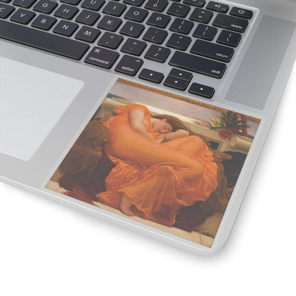 Flaming June by Frederic Leighton Kiss-Cut Stickers (4 Sizes)