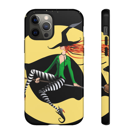 A Witch’s Moonlit Flight Phone Cases