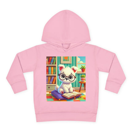 Little Scholar Pup Toddler Pullover Fleece Hoodie