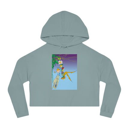 A Fairy's Delight Cropped Hooded Sweatshirt