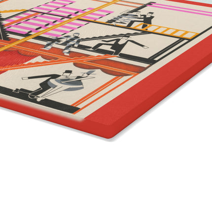 Maquettes de Théatre 4 by Alexandra Exter Glass Cutting Board