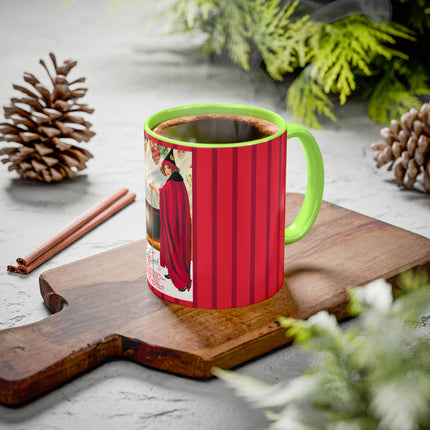 The Hallowe'en Cauldron In the Firelight's Gleam Colorful Mugs (11oz, 15oz)