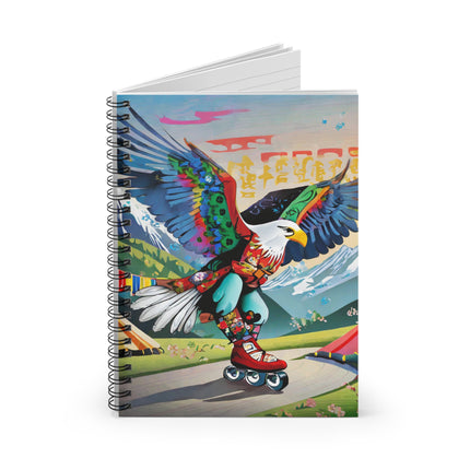 Eagle Skater Spiral Notebook - Ruled Line