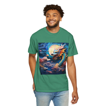 A Dragon's Ascent Unisex Garment-Dyed T-shirt