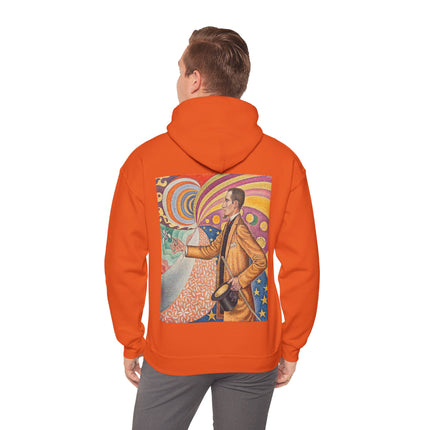 Portrait of Felix Feneon by Paul Signac Heavy Blend™ Hooded Sweatshirt
