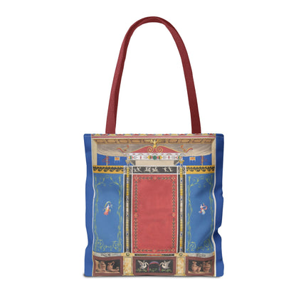 Trompe L’Oeil Designer Tote Bag – Columns, Swans and Vases (AOP)