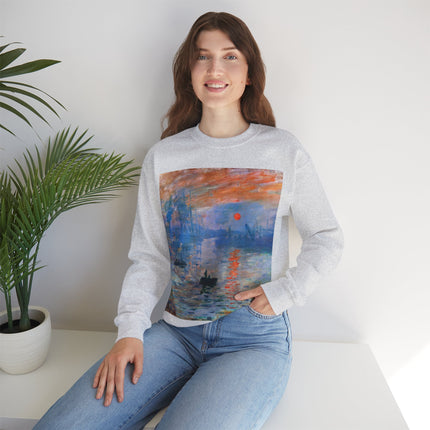 Sunrise by Claude Monet Heavy Blend™ Crewneck Sweatshirt