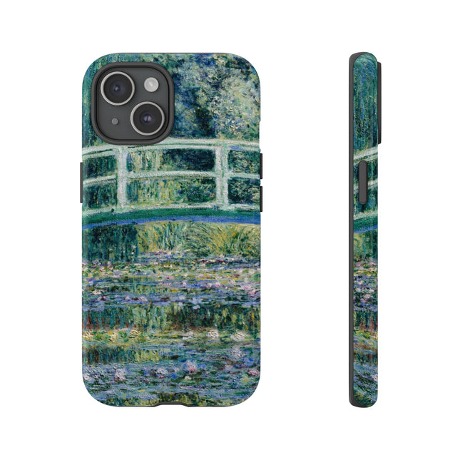 Water Lilies and Japanese Bridge by Claude Monet Phone Cases