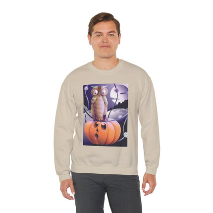 The Startled Pumpkin Unisex Heavy Blend™ Crewneck Sweatshirt