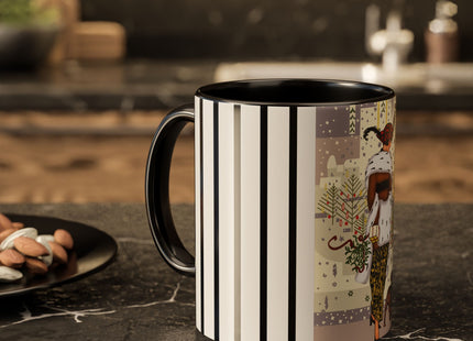Wrapped in Elegance Colorful Mugs (11oz, 15oz)